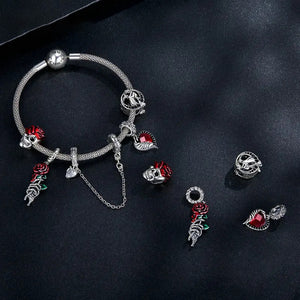 FOREVER QUEEN Halloween Skull Charms Bracelets