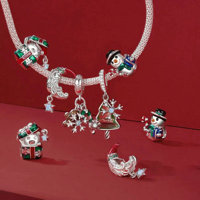 FOREVER QUEEN Christmas Charms Bracelet for Women