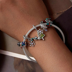 FOREVER QUEEN Christmas Charms Bracelet for Women