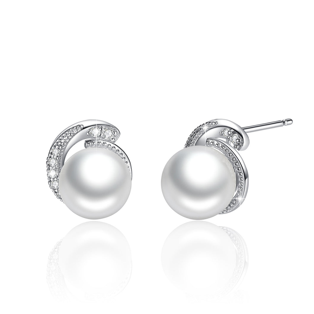 Pearl Stud Earrings