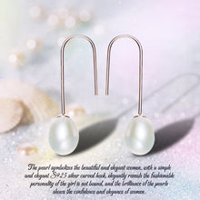 Load image into Gallery viewer, Pearl Pendant Earrings