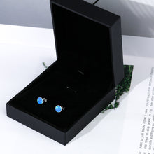 Load image into Gallery viewer, Blue Opal Earrings