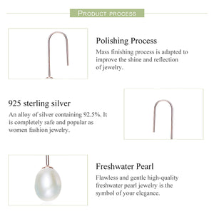 Pearl Pendant Earrings