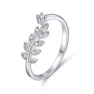 Olive leaf ring