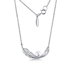 Load image into Gallery viewer, Feather shell pearl necklace