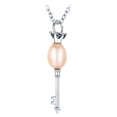 Key Pearl Necklace