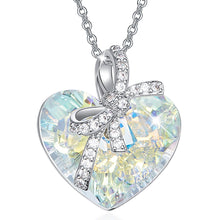 Load image into Gallery viewer, Heart of the sea crystal necklace