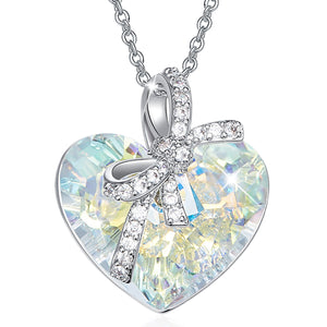 Heart of the sea crystal necklace