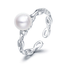 Load image into Gallery viewer, Sterling Silver Pearl Ring