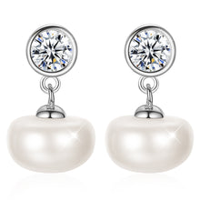 Load image into Gallery viewer, natural freshwater pearl stud earrings