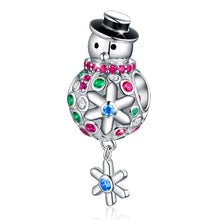 Load image into Gallery viewer, Christmas Snowman Charm