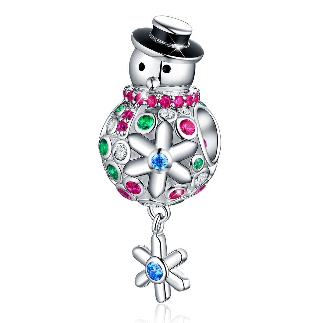 Christmas Snowman Charm