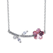 Load image into Gallery viewer, Flower of happiness Crystal Necklace