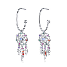 Load image into Gallery viewer, Dream catcher Pendant Earrings