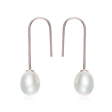 Load image into Gallery viewer, Pearl Pendant Earrings