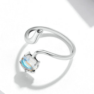 Moonstone Fox Ring