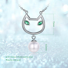 Load image into Gallery viewer, Cat face Pendant Necklace