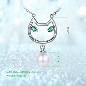 Cat face Pendant Necklace