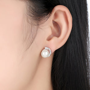 Pearl Stud Earrings