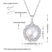 Load image into Gallery viewer, Pearl Pendant Necklace