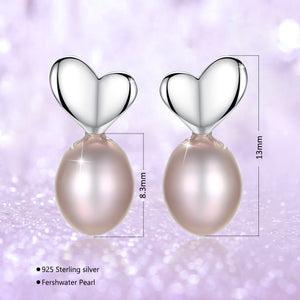 Women’s Round Pearl Ear Stud