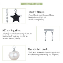 Load image into Gallery viewer, Long Dangle Pearl Earrings