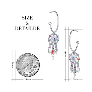 Dream catcher Pendant Earrings