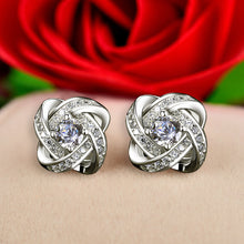 Load image into Gallery viewer, Sterling Silver Stud Earrings for Women