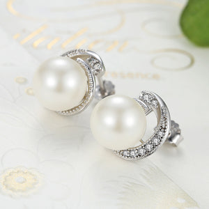 Pearl Stud Earrings