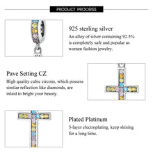 Load image into Gallery viewer, Rainbow Cross Pendant