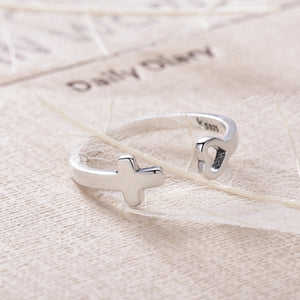 Cross Heart Ring