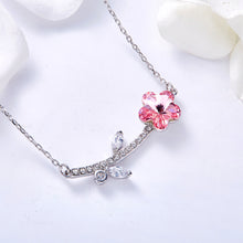 Load image into Gallery viewer, Flower of happiness Crystal Necklace