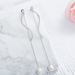 Pearl Pendant Earrings