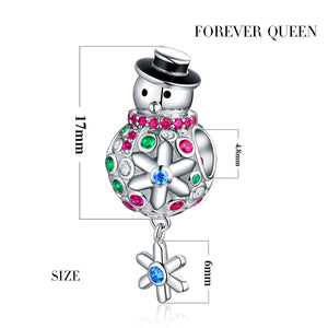 Christmas Snowman Charm