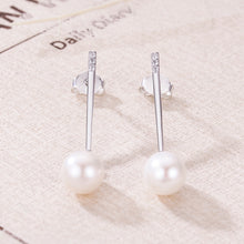 Load image into Gallery viewer, Pearl Drop Stud Earrings