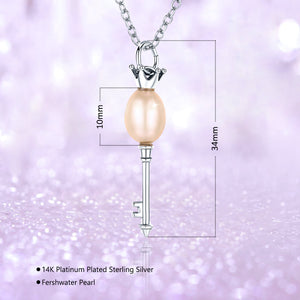 Key Pearl Necklace