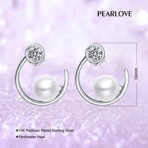 Sterling Silver Pearl Earrings