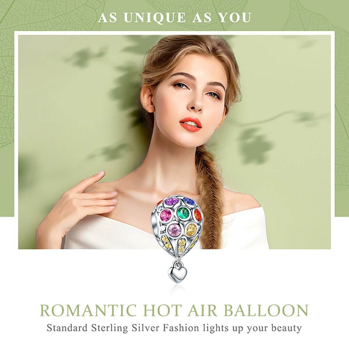 Buy Hot Air Balloon Charm Charms and Pendants Balloon Pendant