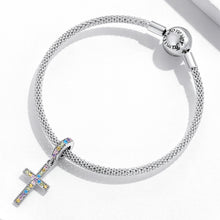 Load image into Gallery viewer, Rainbow Cross Pendant