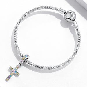 Rainbow Cross Pendant