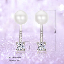 Load image into Gallery viewer, Round Pink Pearl Ear Stud