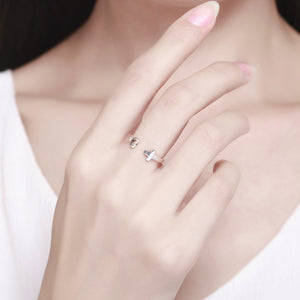 Cross Heart Ring