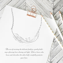 Load image into Gallery viewer, Feather Pendant Necklace