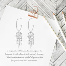 Load image into Gallery viewer, Dream catcher Pendant Earrings