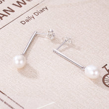 Load image into Gallery viewer, Pearl Drop Stud Earrings