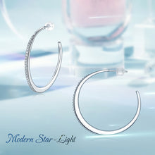 Load image into Gallery viewer, Sterling Silver Hoop Earrings