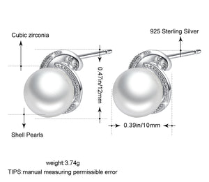 Pearl Stud Earrings