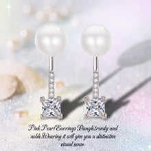 Load image into Gallery viewer, Round Pink Pearl Ear Stud