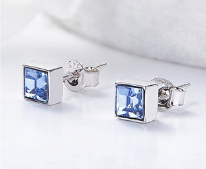 Cubic Crystal Earrings