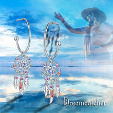 Load image into Gallery viewer, Dream catcher Pendant Earrings